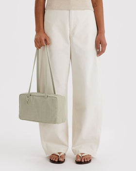 Nylon Bowler Bag - Celadon - Weekend Carry