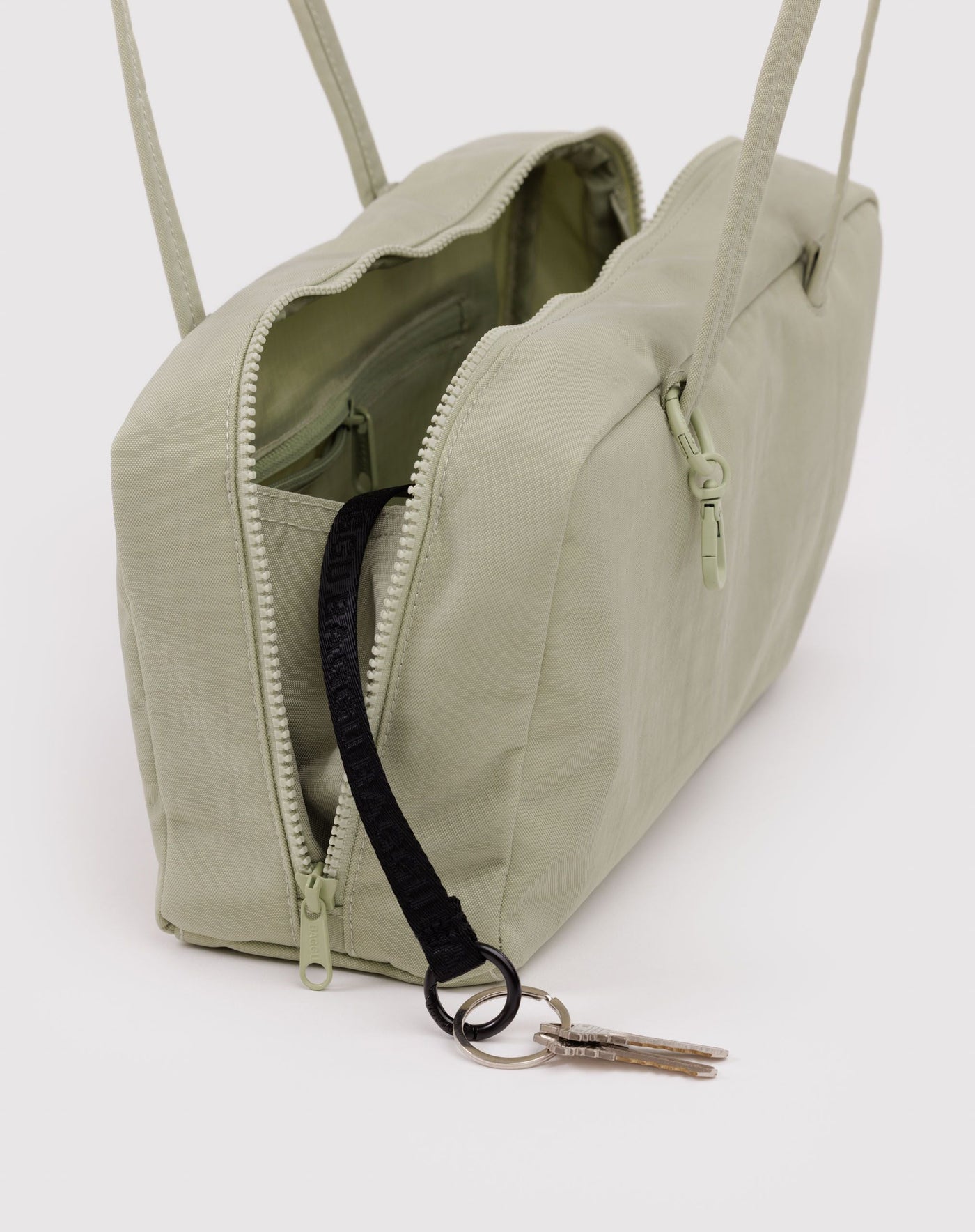 Nylon Bowler Bag - Celadon - Weekend Carry