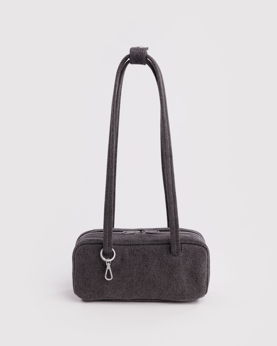 Small Denim Bowler Bag