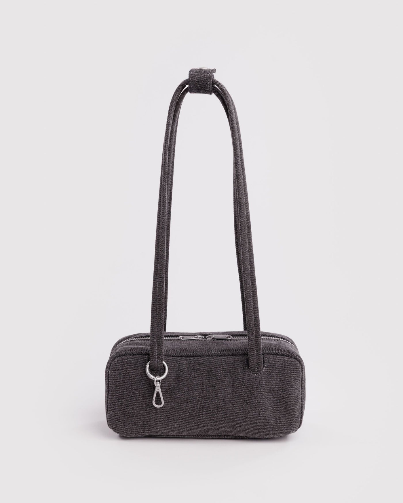 Small Denim Bowler Bag