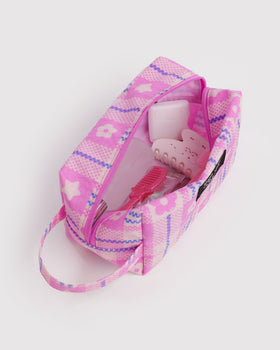 Dopp Kit - Market Plaid Pink - Daily Set