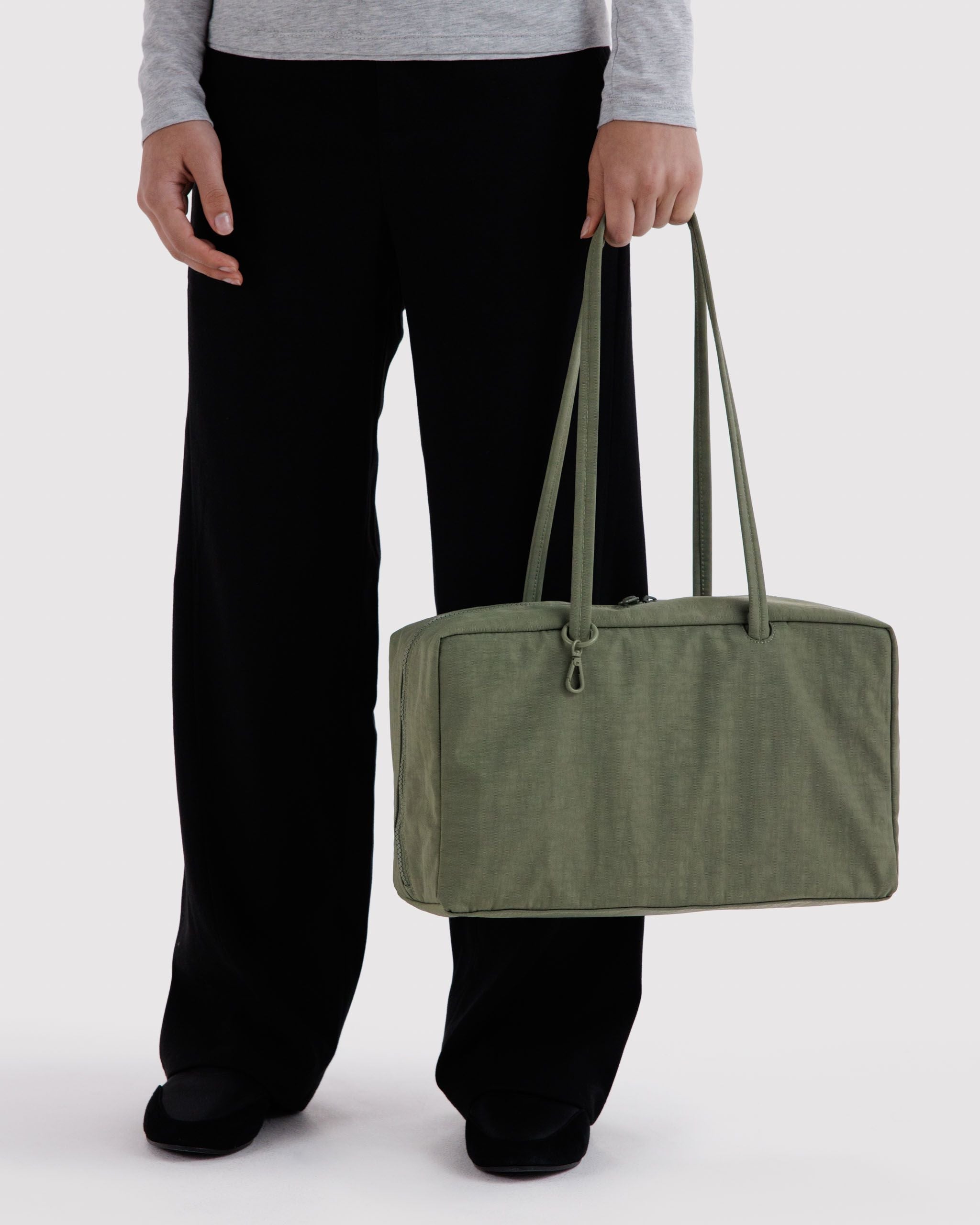 Medium Nylon Bowler Bag