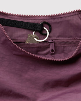 Medium Nylon Crescent Bag
