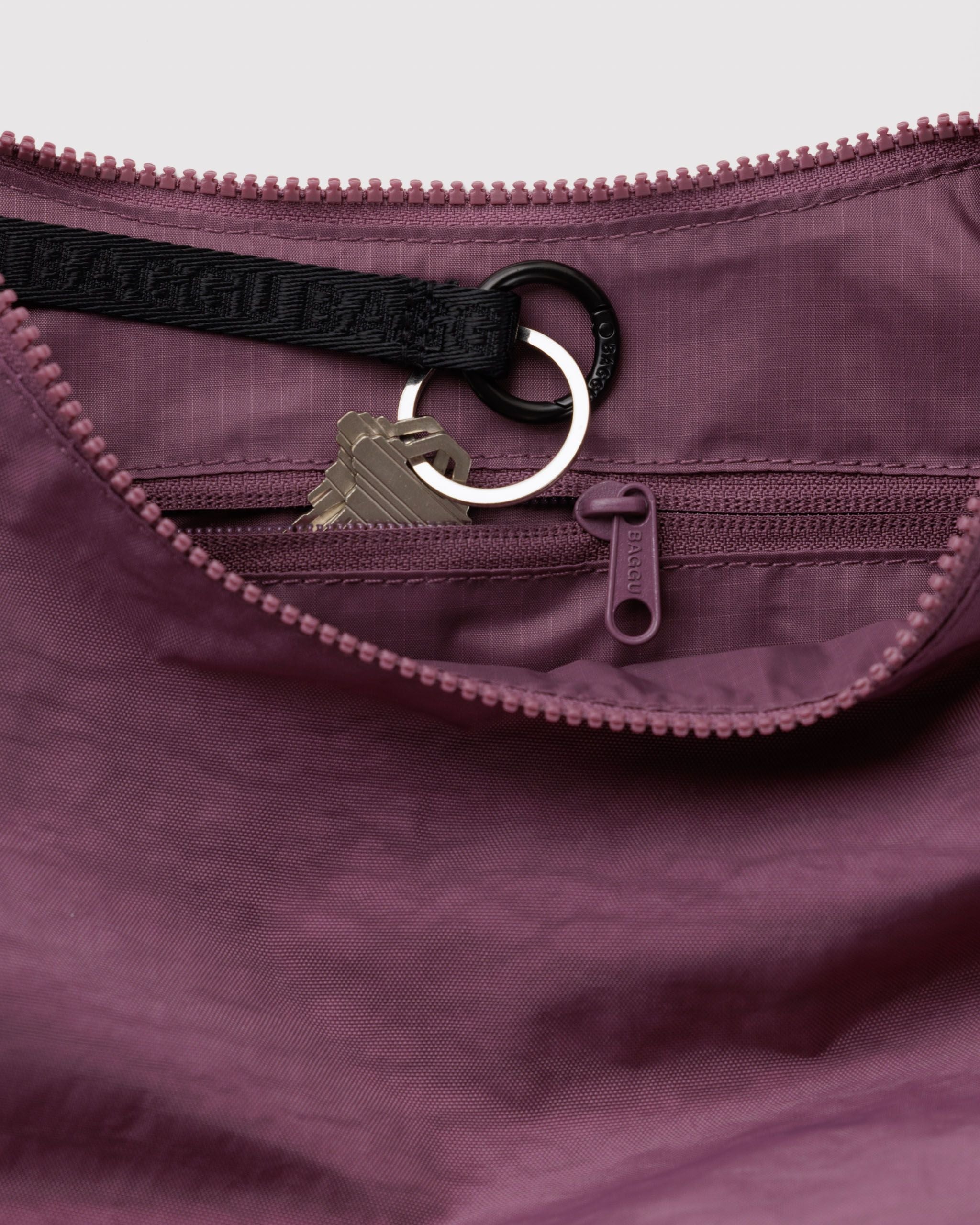 Medium Nylon Crescent Bag
