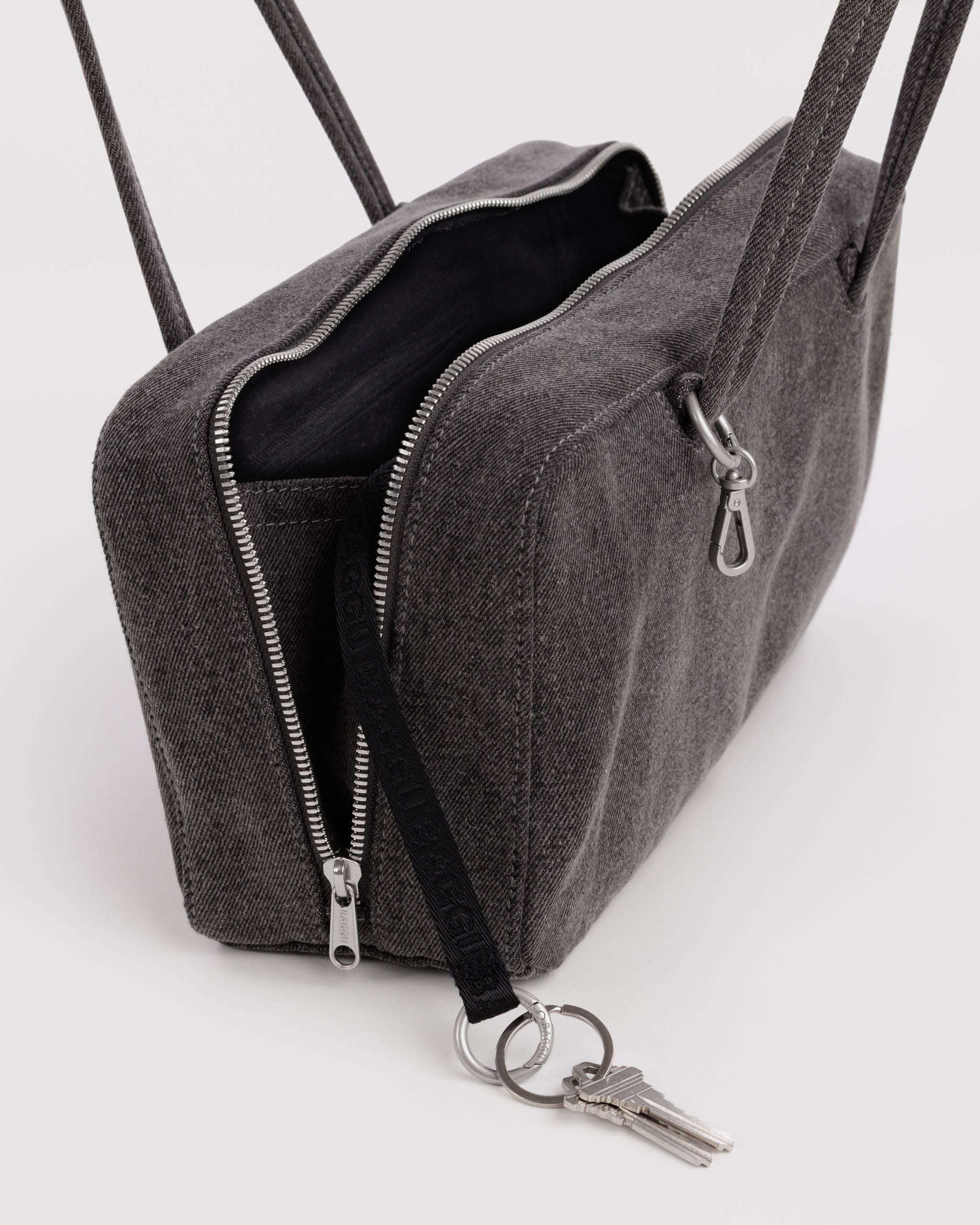 Denim Bowler Bag