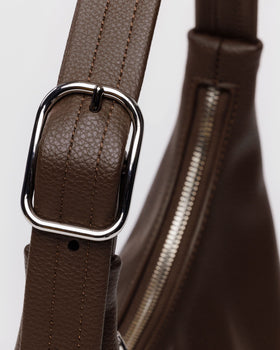 Mini Recycled Leather Shoulder Bag