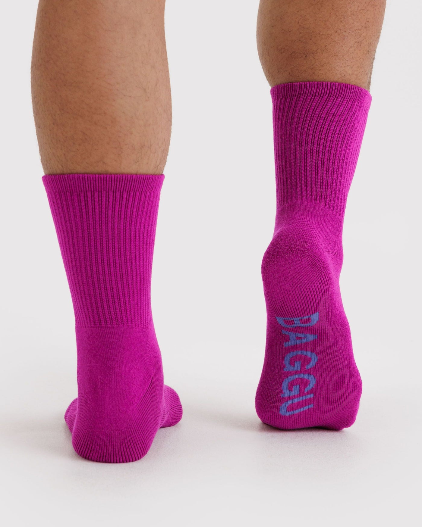 Ribbed Sock - Deep Fuchsia - Daily Step