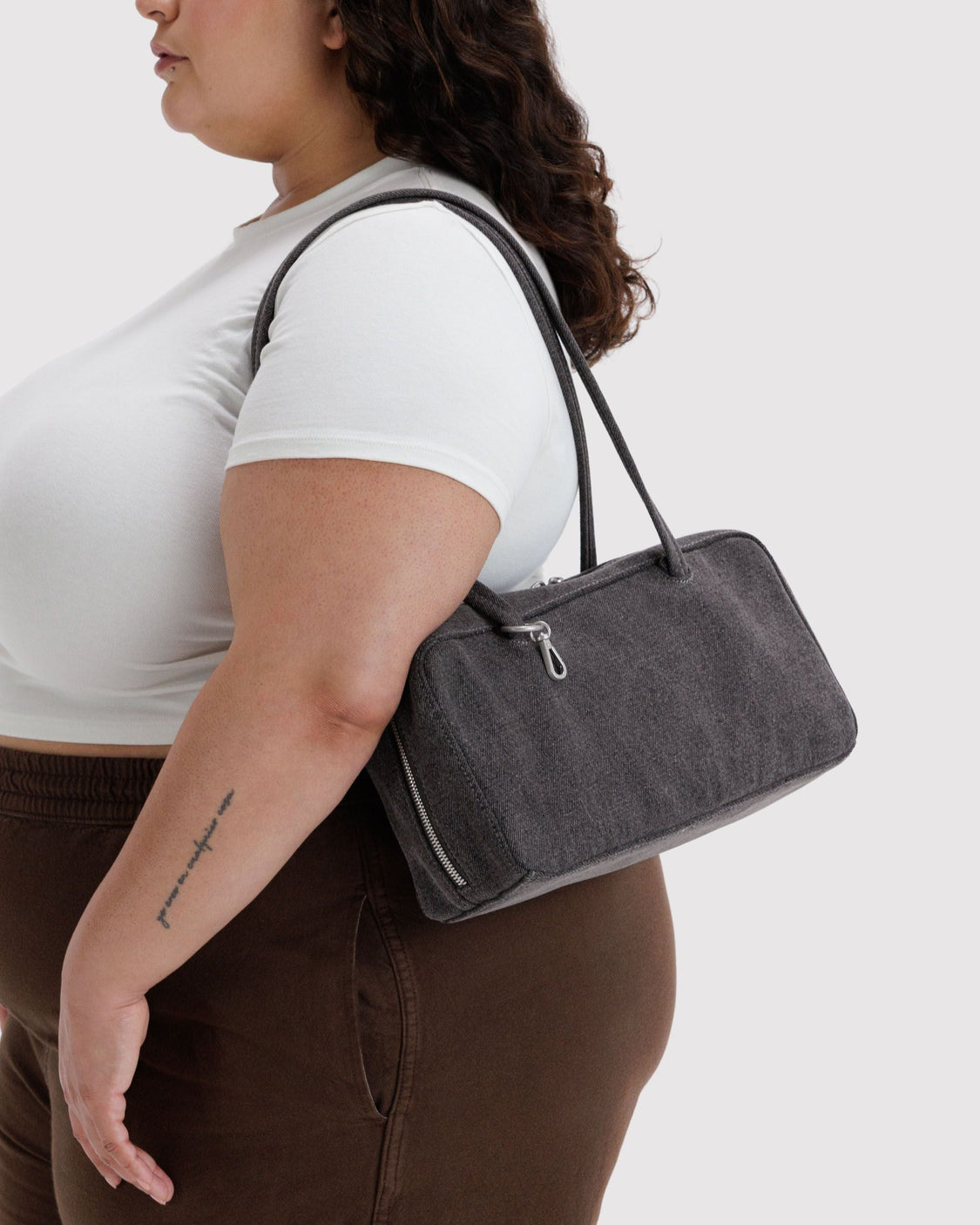 Denim Bowler Bag
