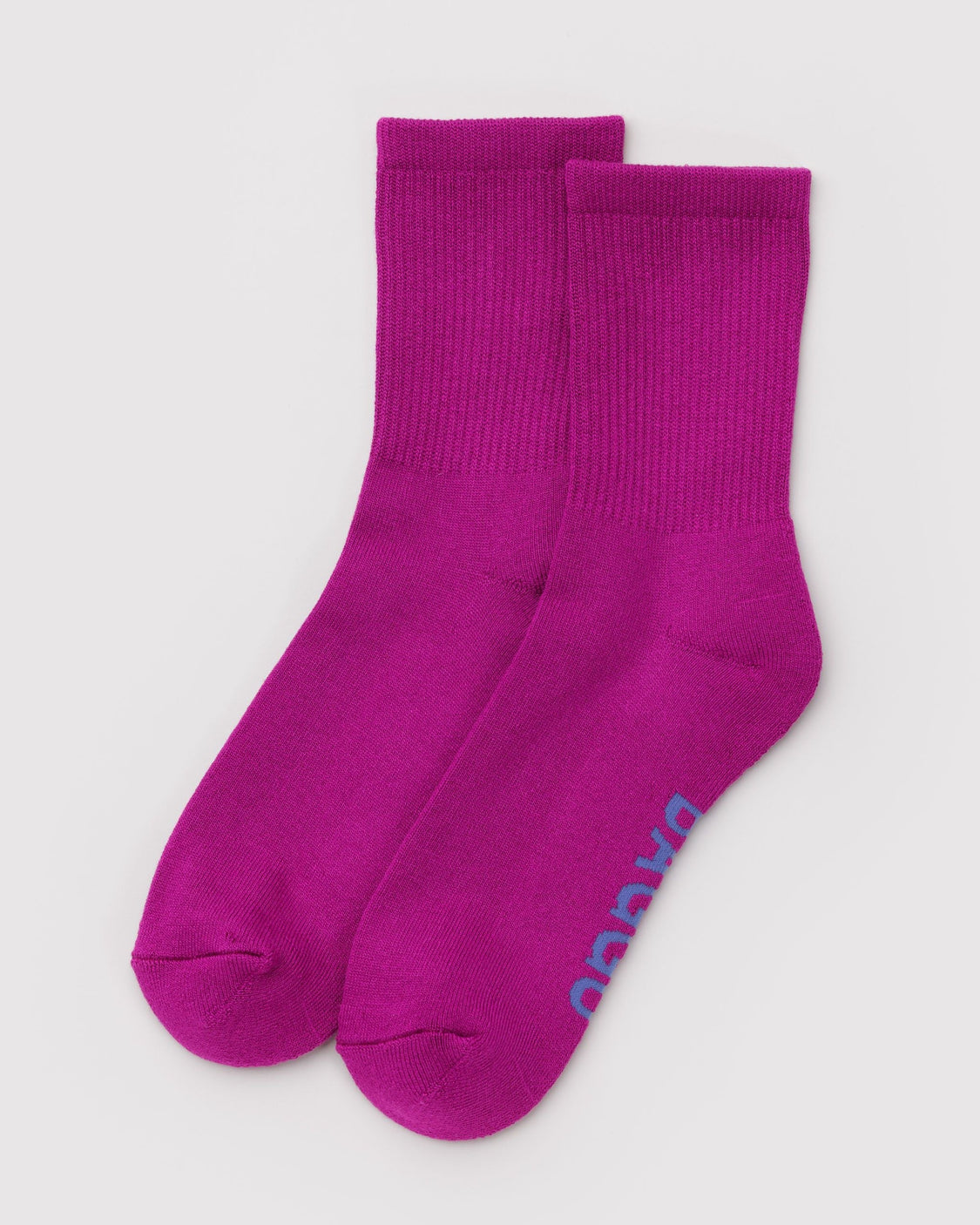 Ribbed Sock - Deep Fuchsia - Daily Step