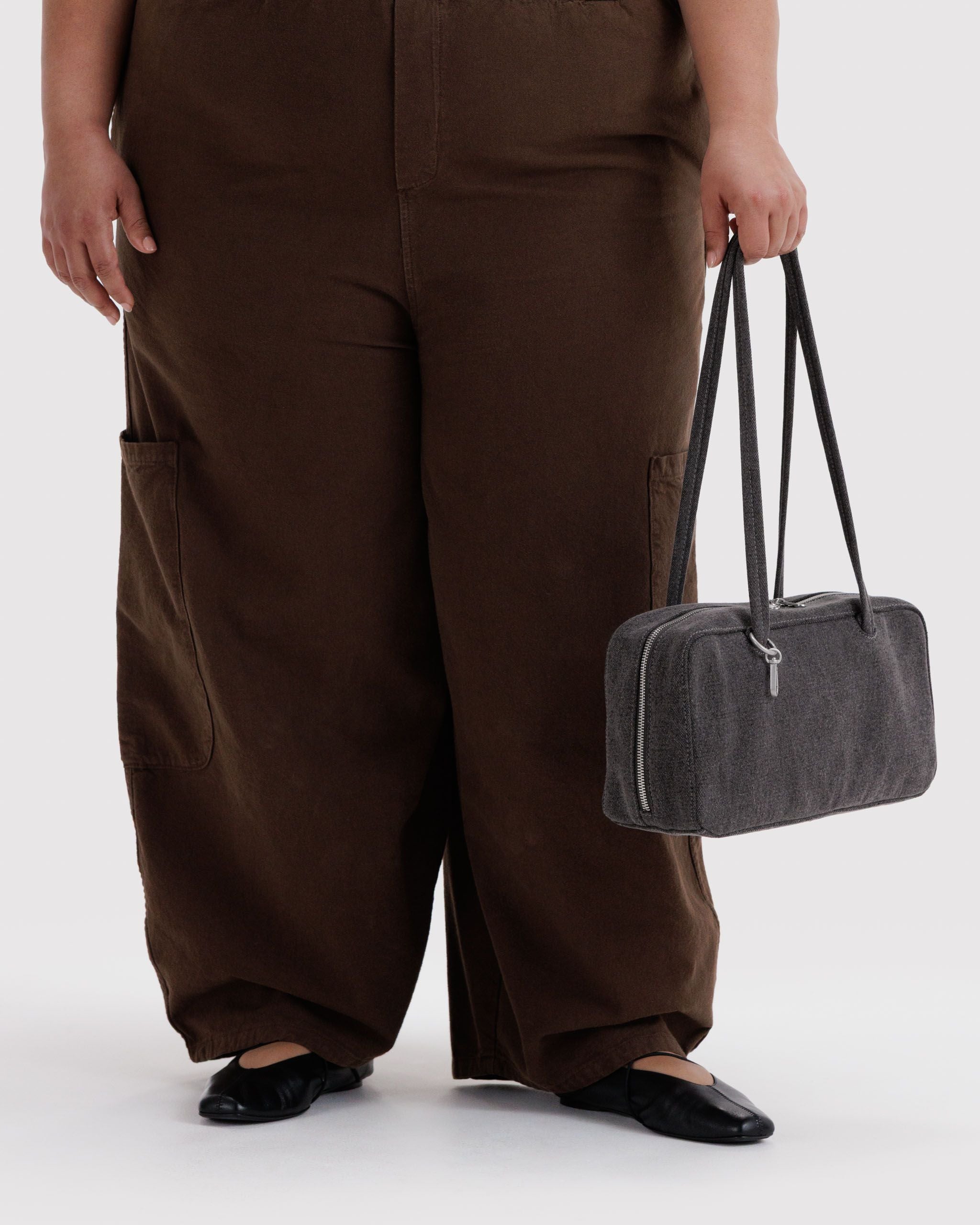 Denim Bowler Bag