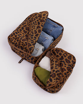 Packing Cube Set - Leopard - Easy Tote