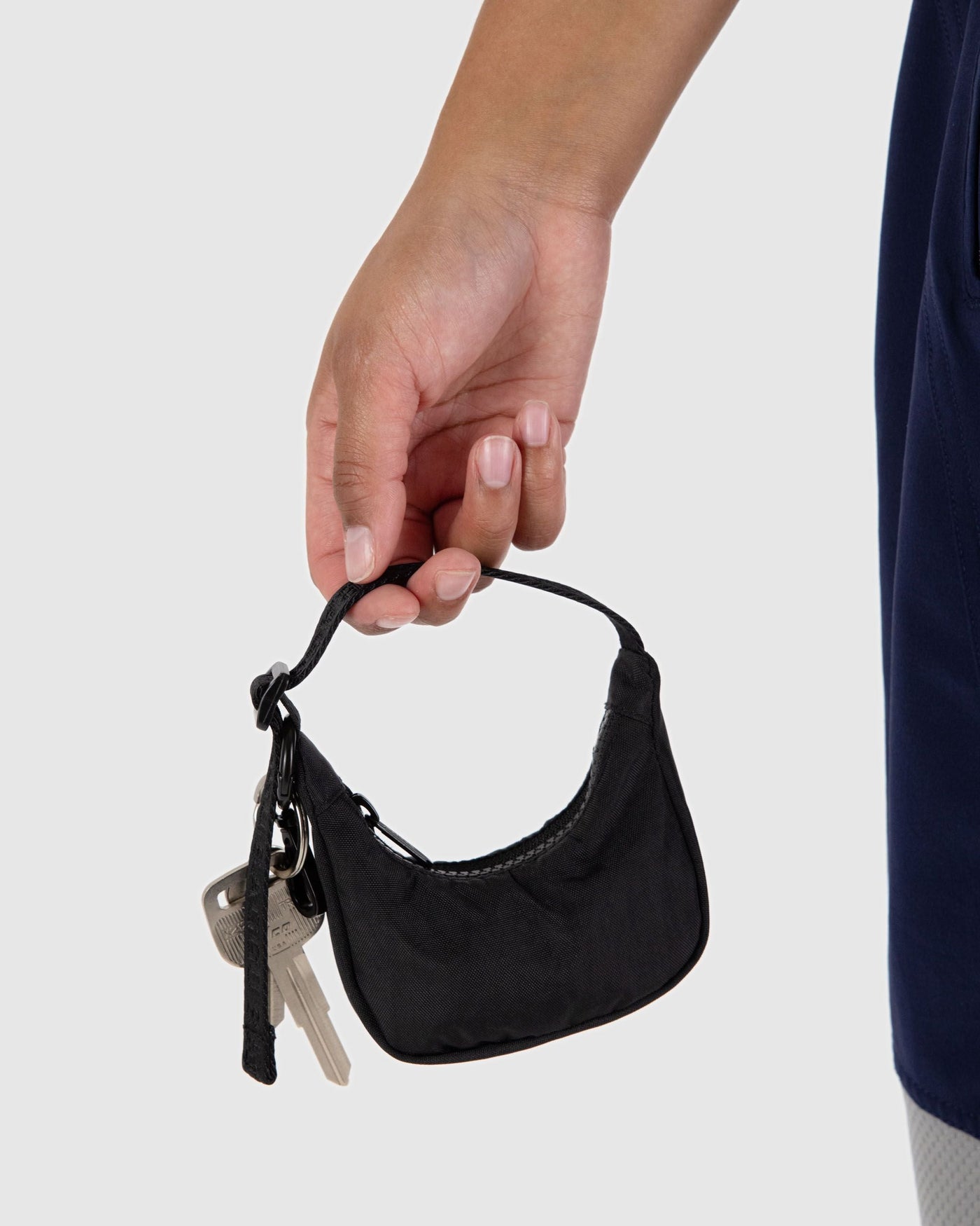 Crescent Bag Charm - Black - Calm Touch