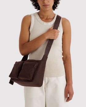 Medium Cargo Crossbody - Coffee - Weekend Carry