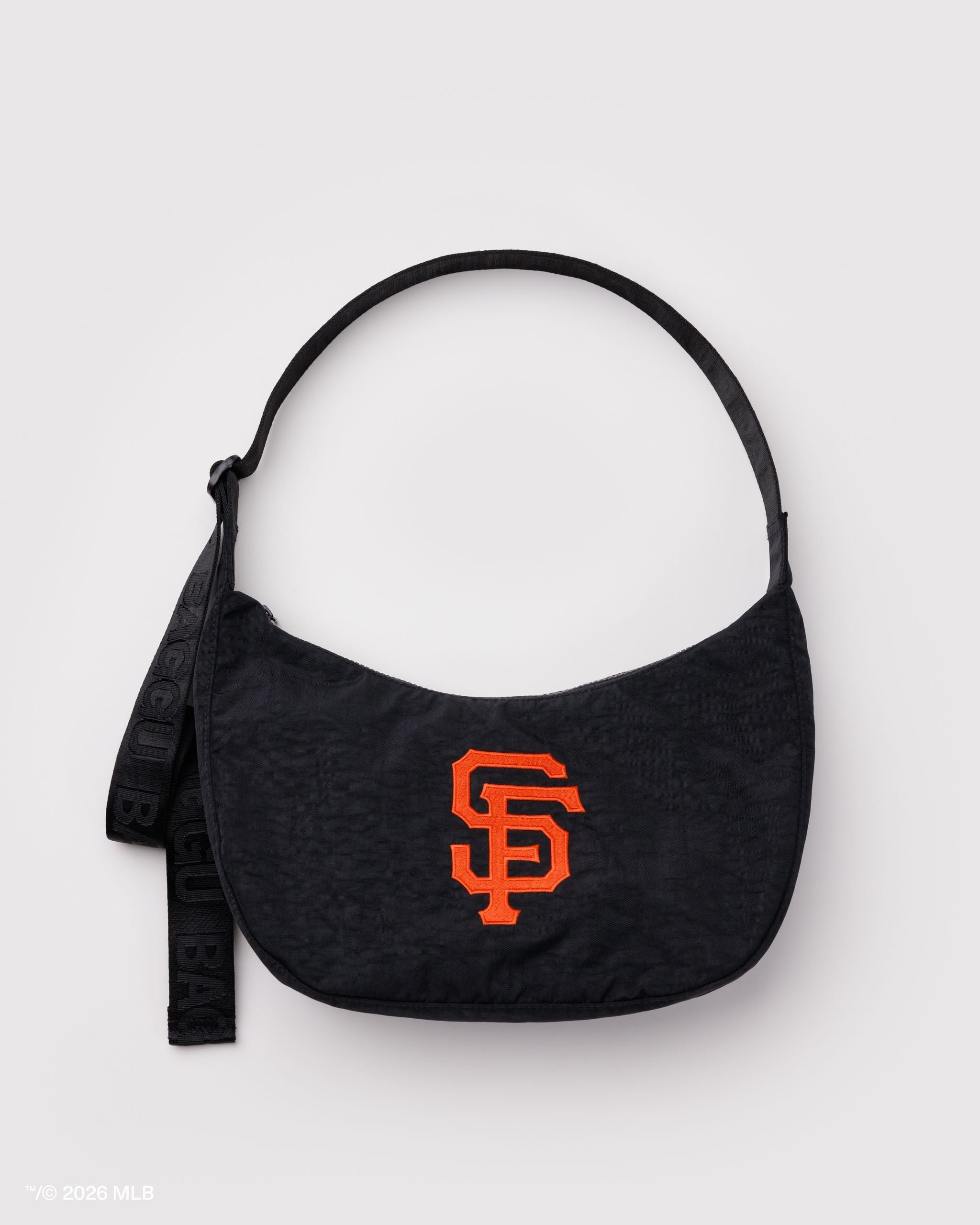 Medium Nylon Crescent Bag