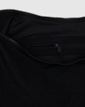 Large Nylon Crescent Bag - Black