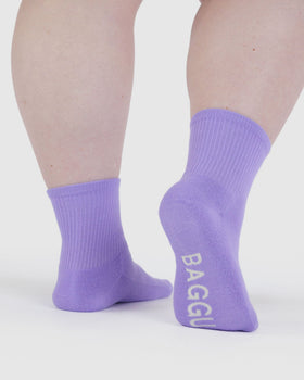 Ribbed Sock - Wisteria